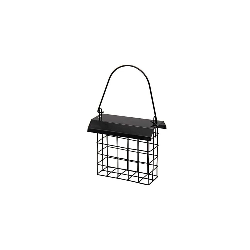 FORUP Suet Bird Feeder, Hanging Suet Feeder, Single Suet Cake Bird Feeder, One Suet Capacity