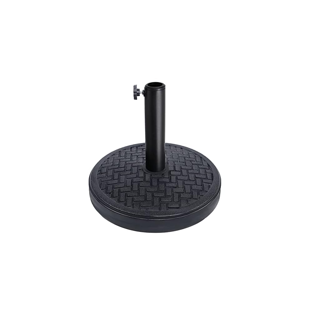 Sfozstra 26.5 lbs Patio Umbrella Base, Outdoor Umbrella Stand, Market Umbrella Base, S-012Q, Black