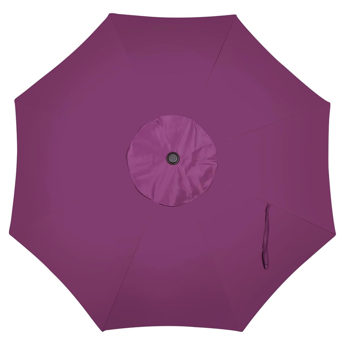Blissun 9FT Patio Umbrella, Outdoor Table Umbrella, Yard Umbrella, Market Umbrella with 8 Sturdy Ribs, Push Button Tilt and Crank, Purple - detail image 3