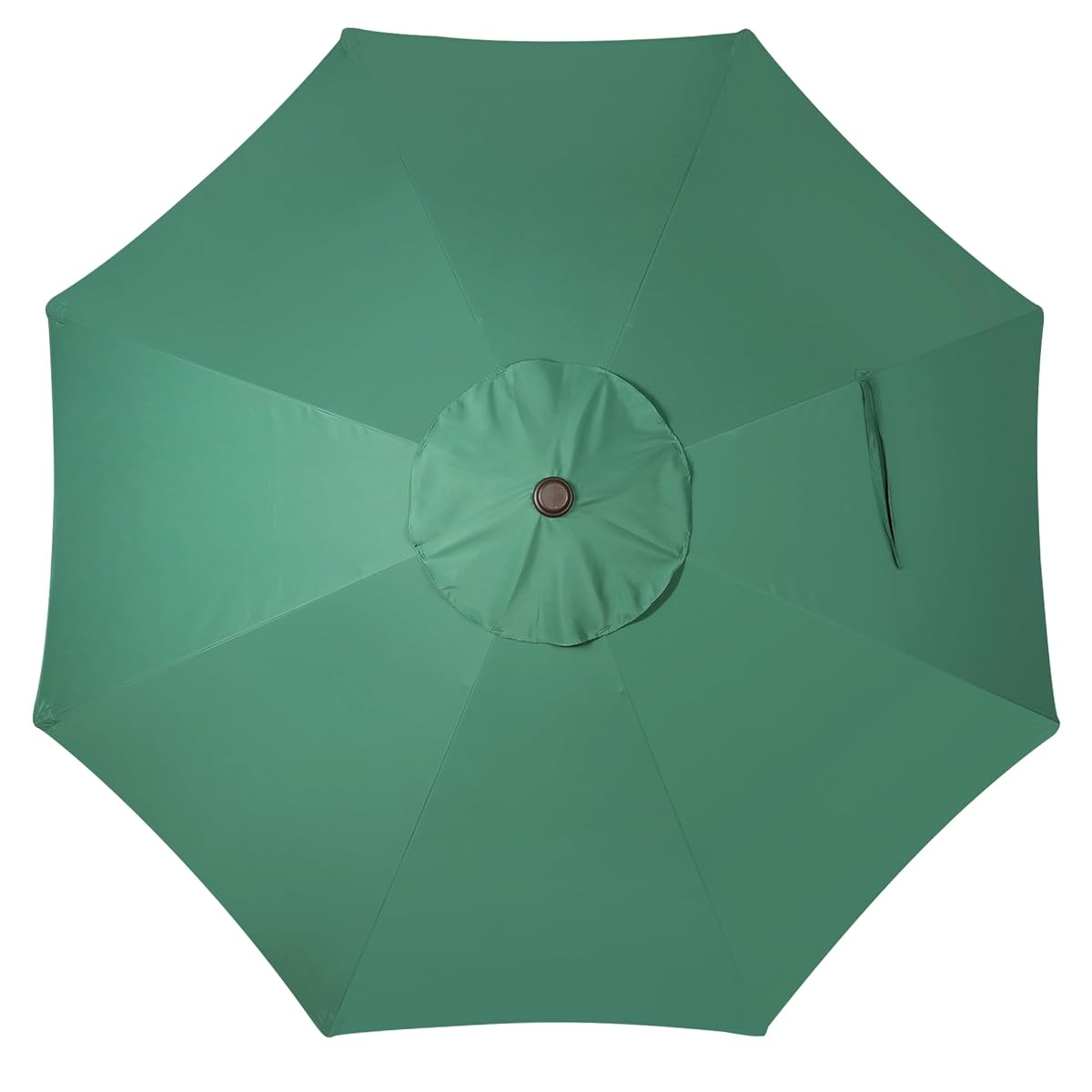 Blissun 9FT Patio Umbrella, Outdoor Table Umbrella, Yard Umbrella, Market Umbrella with 8 Sturdy Ribs, Push Button Tilt and Crank, Seaglass - detail image 3