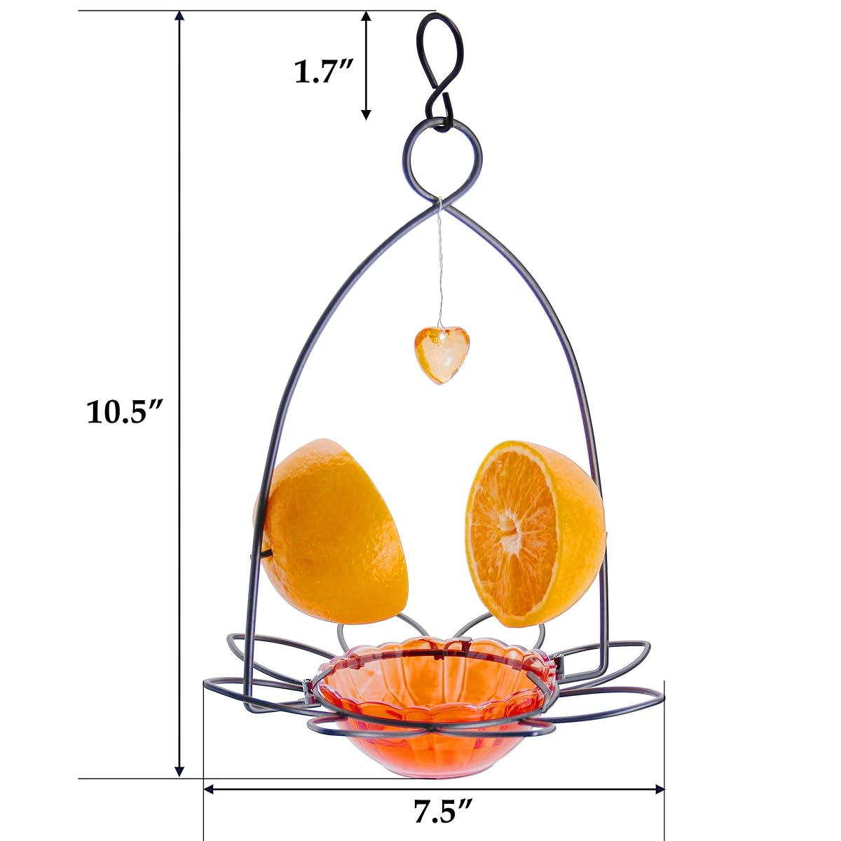 FORUP Oriole Bird Feeder, Orange Fruit Oriole Feeder - 细节图 2