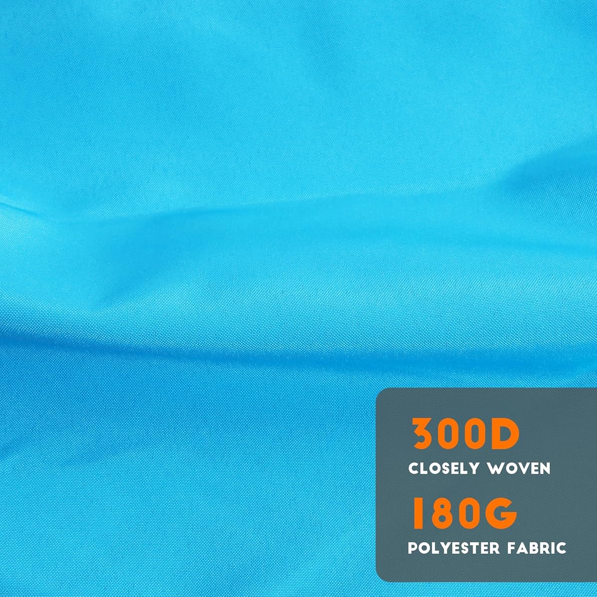 Blissun 9ft Patio Umbrella Replacement Canopy, Market Umbrella Top, Outdoor Table Umbrella Canopy for 8 Ribs, Canopy Only (Light Blue) - detail image 4