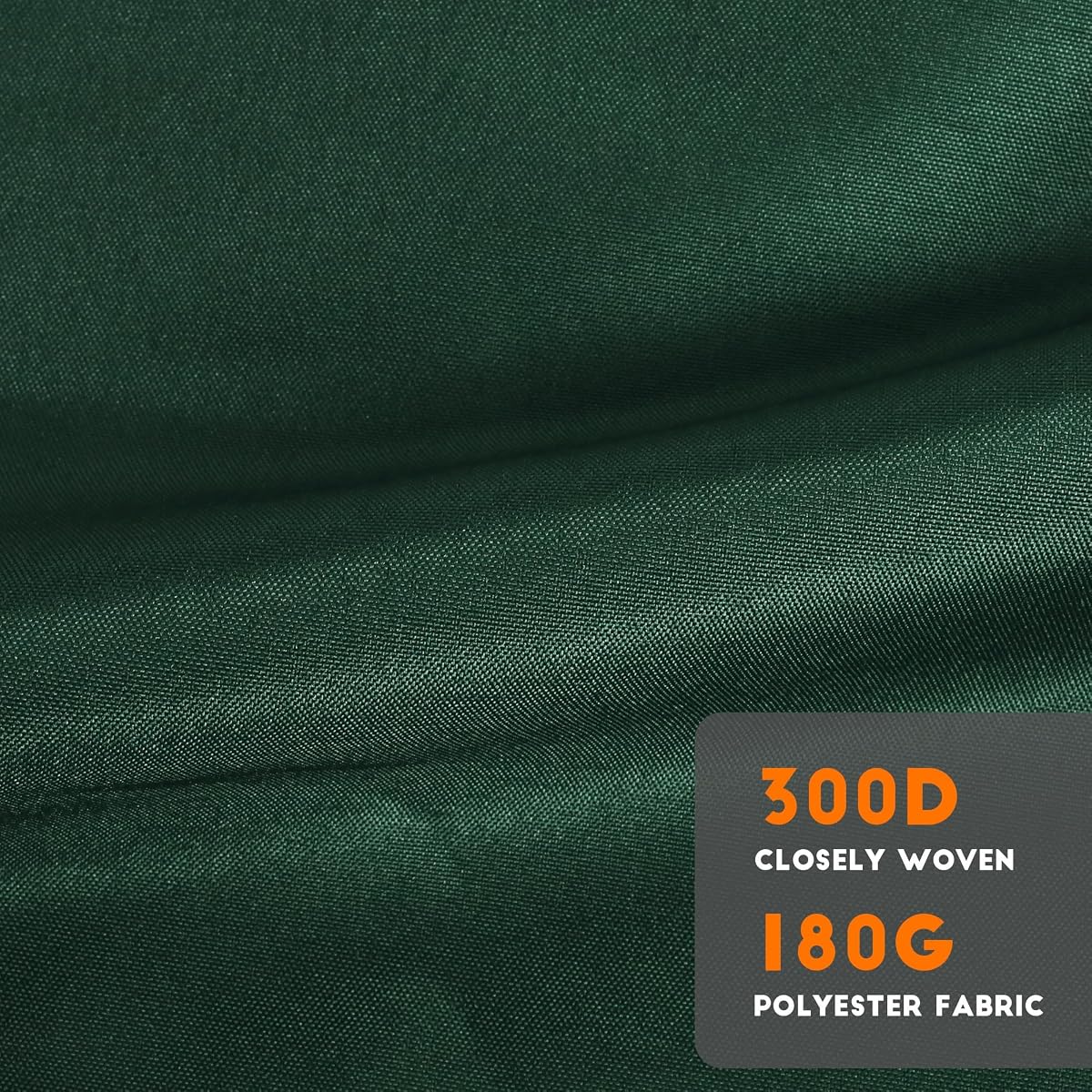 Blissun 9ft Patio Umbrella Replacement Canopy, Market Umbrella Top, Outdoor Table Umbrella Canopy for 8 Ribs, Canopy Only (Dark Green) - detail image 4